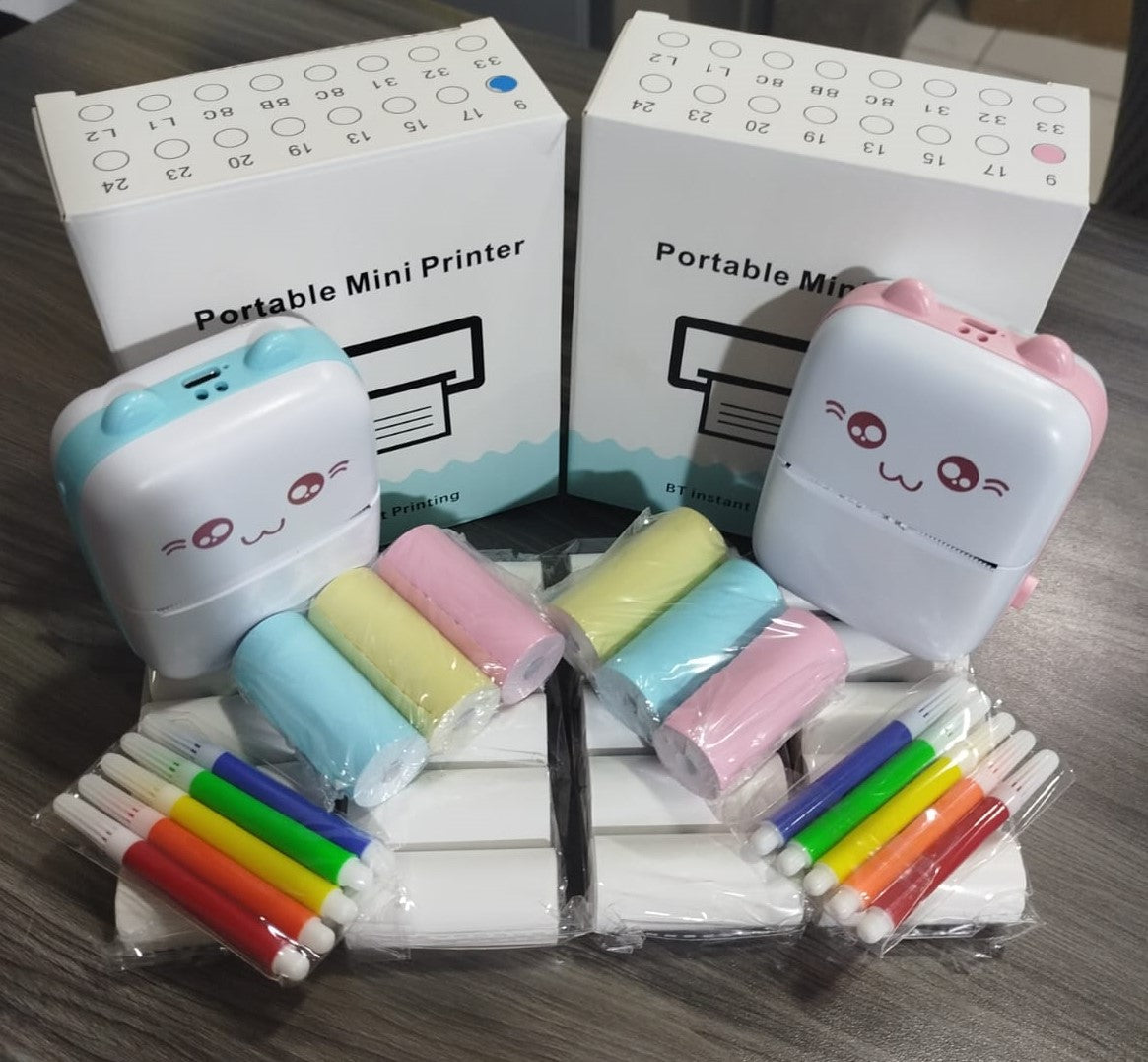 Mini Impresora Térmica Inalám+13 rollos